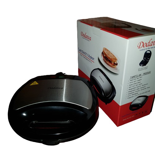 Toaster Dodawa DD 300 STELL BODY Alat Pemanggang Pembakaran Roti Sandwich maker