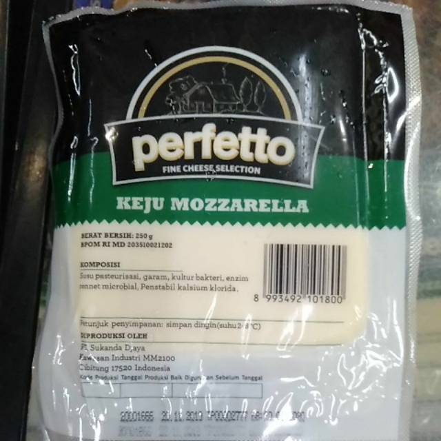 

Perfetto keju mozarela 250gr