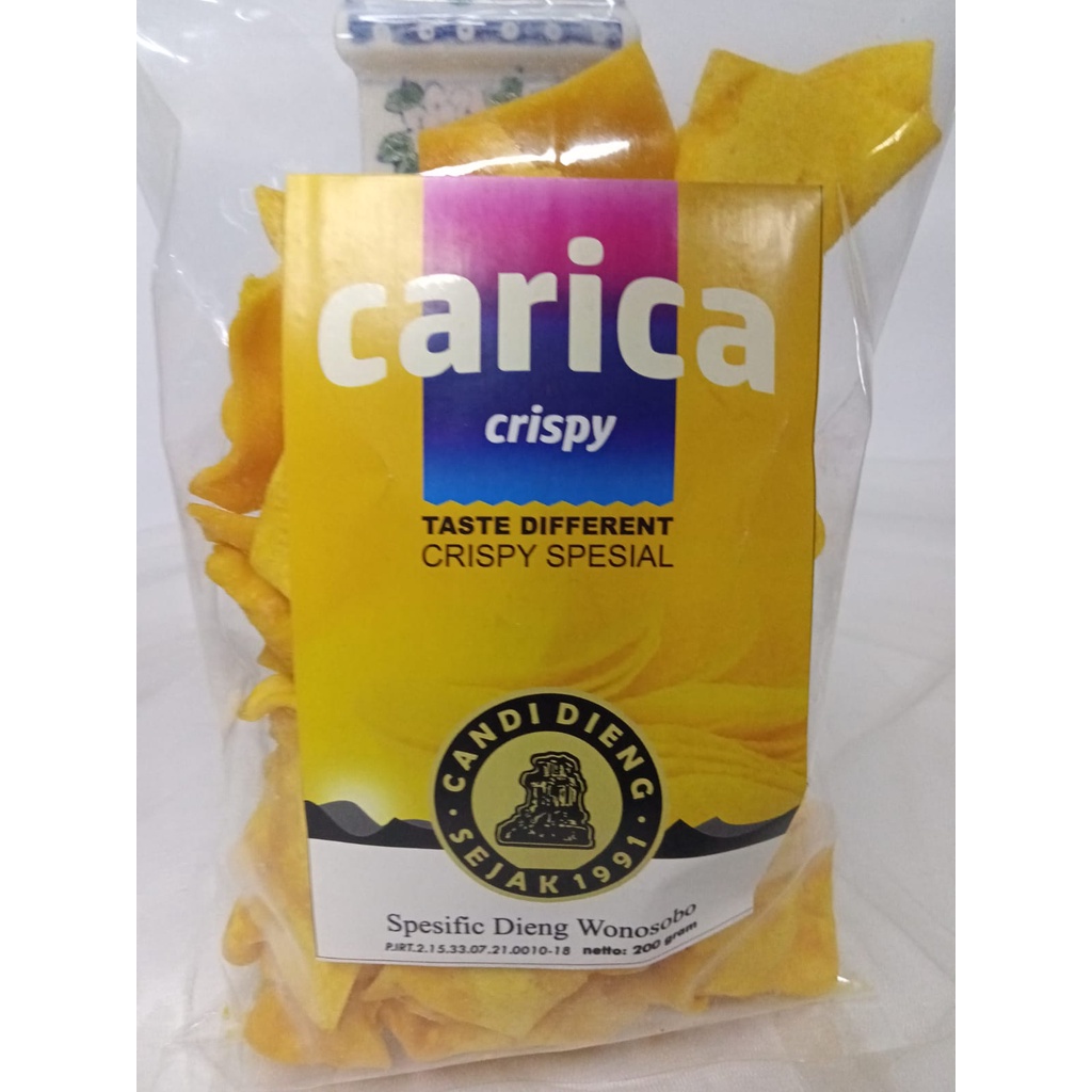 

Keripik carica crispy asli dieng wonosobo 200gr