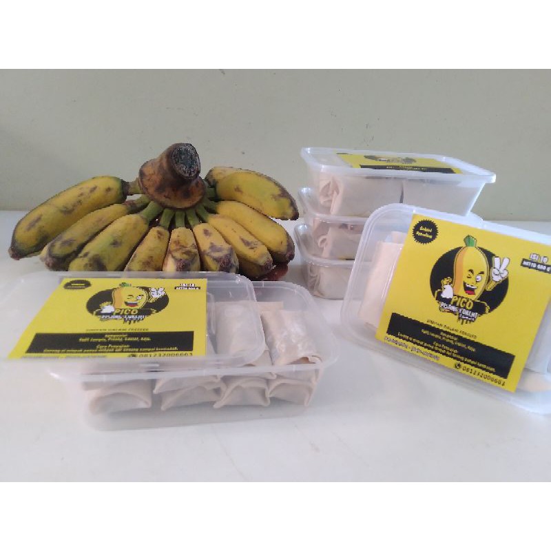 

Piscok Krispi | Pisang Cokelat Lumer isi 10 Pcs | Frozen Food by Namusaji