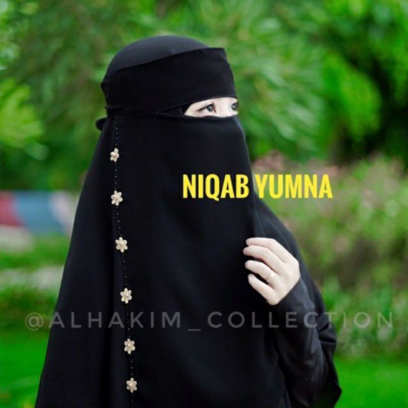 Niqab Bandana Yumna Niqob Cadar Sifon Murah