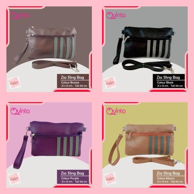 Selempang Pouch Tas Original Mini Quinta Zia Slempang Dompet by Wanita