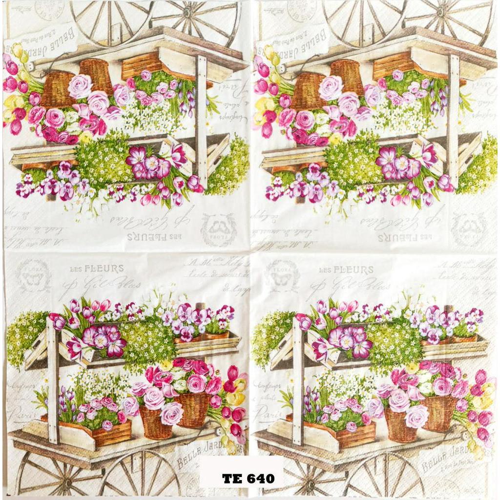 TISU NAPKIN DECOUPAGE EROPAH 33X33 CM TE 640 TTS