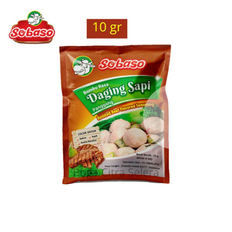 Sobaso Sari Daging, Rosted Beef Fowder 10gr