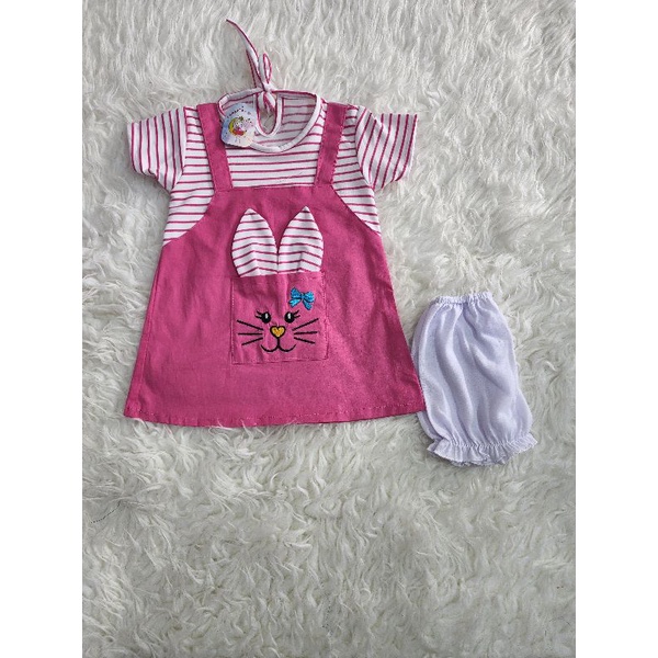 baju bayi perempuan dress baby girl hsv8