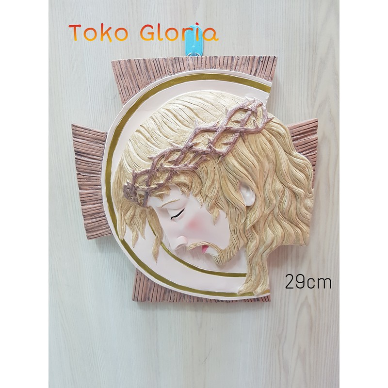 Jual Pajangan Salib Dinding Gantung Yesus Jesus Rohani Dekorasi Home Design Interior Shopee 9075