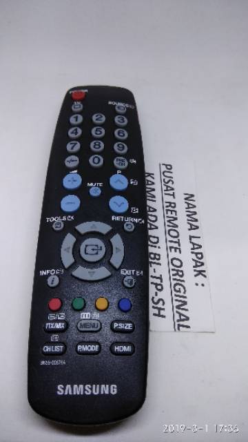 REMOTE REMOT TV SAMSUNG TABUNG SLIM FLAT LCD BN59 LK SERIES ORIGINAL ASLI
