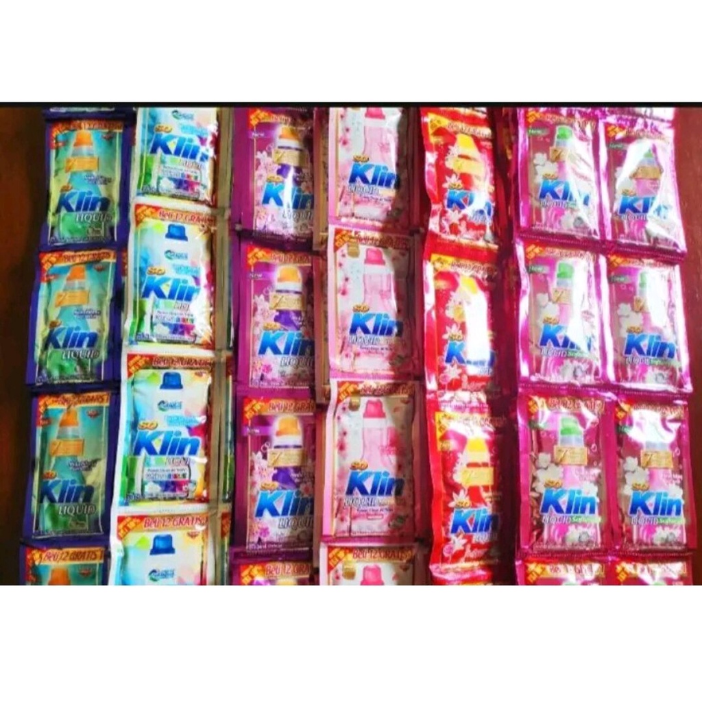 soklin liquid cair 22ml isi 12 sachet