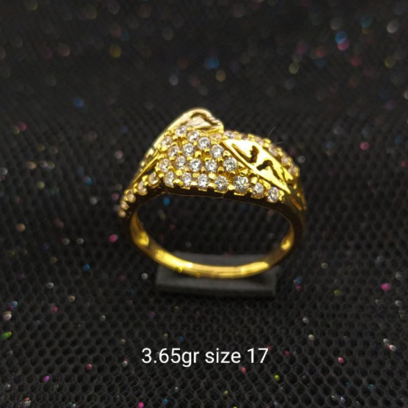 Cincin Emas 17K - 3.65gr Kadar 750 - 1760