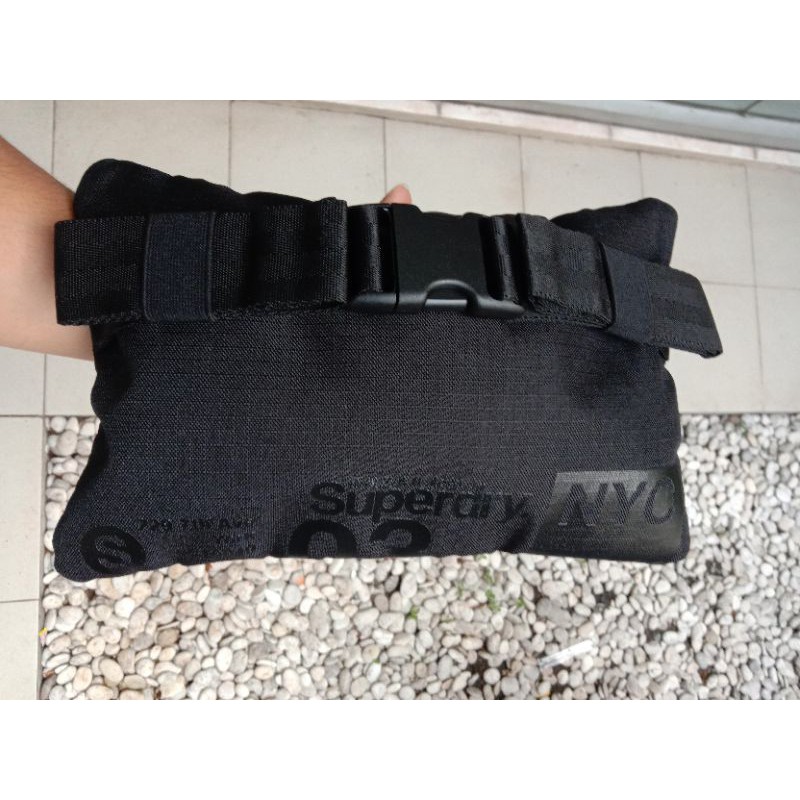 original Superdry nyc tarp square waist bag