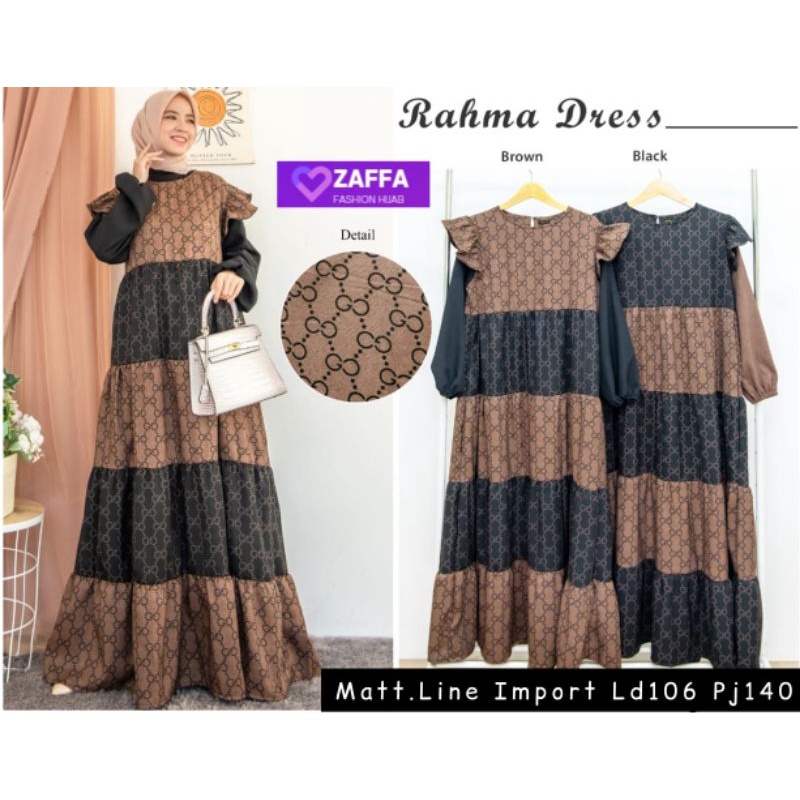 Maxi Dress Wanita Kekinian Rahma Series