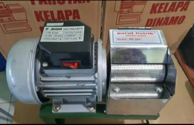 Mesin Parut Kelapa listrik / Parutan Kelapa listrik , SET , Parut Kelapa / 200W