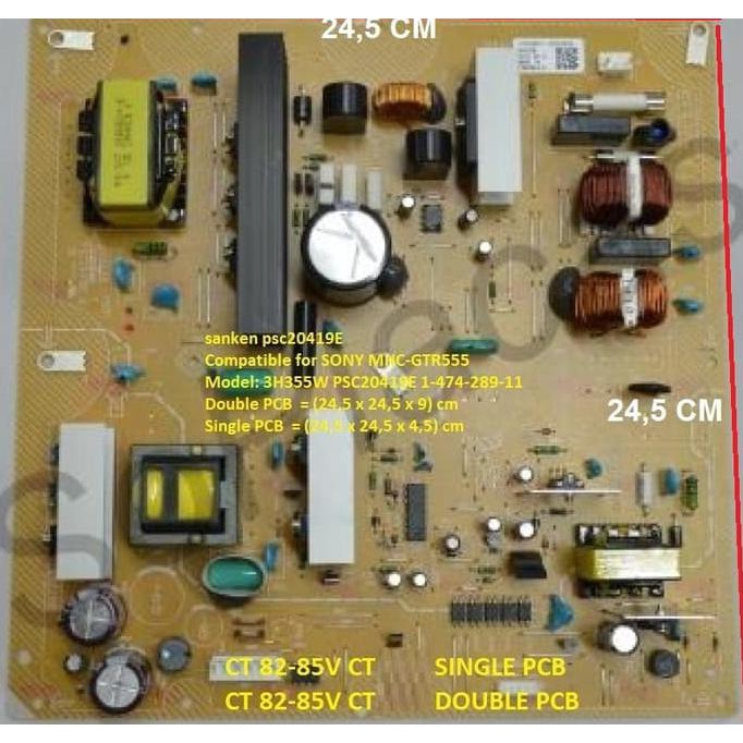 Smps -013B Switching Psu 82V Ct 20A  Ekstra 13V Double Pcb Audiopa83