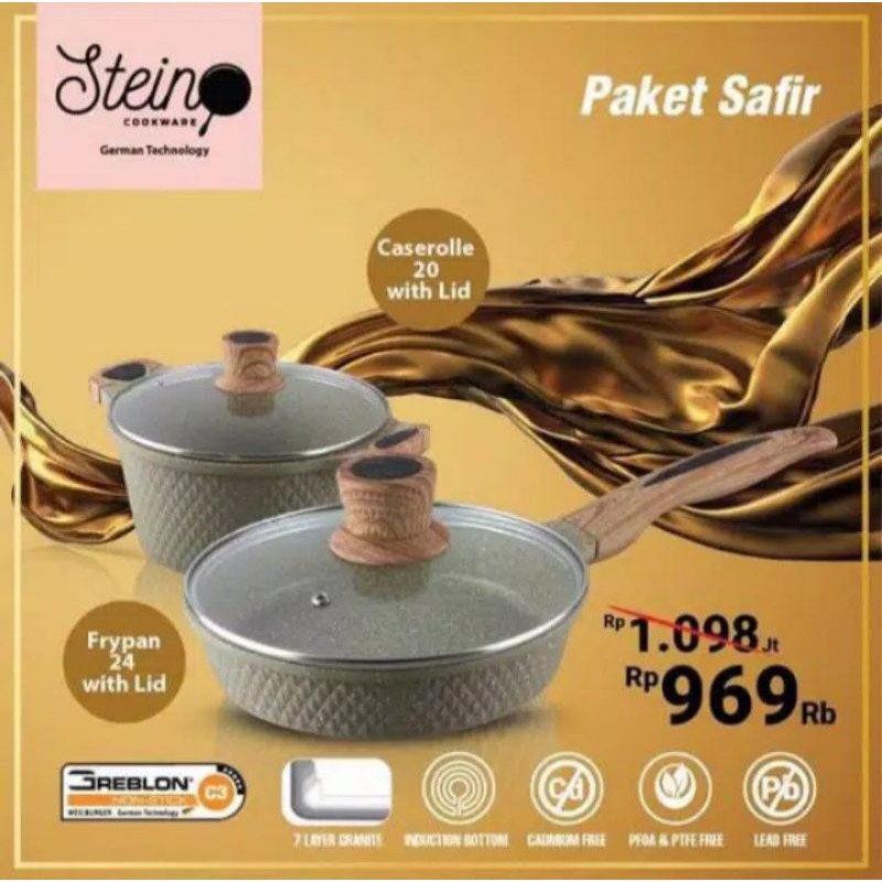 stein cookware paket safir.