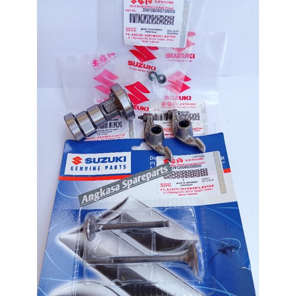 Noken as + Platuk klep + Klep set + sil Suzuki smash Lama Smash 110 New ORI SGP