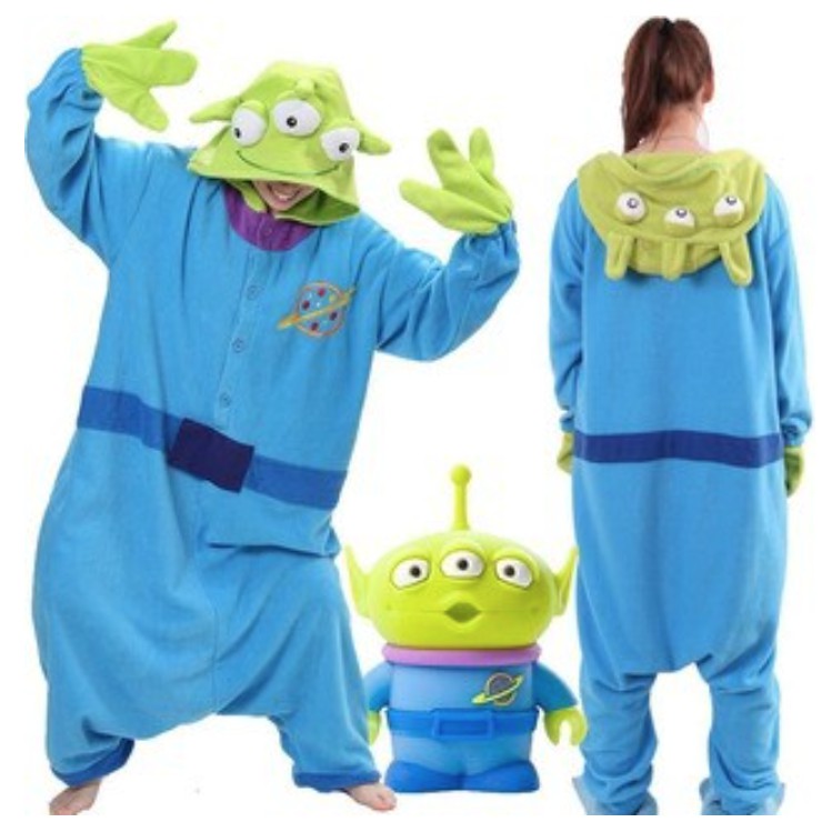 KOSTUM DISNEY ONESIE KIGURUMI DEWASA MICKEY STITCH WINNIE EEYORE dll