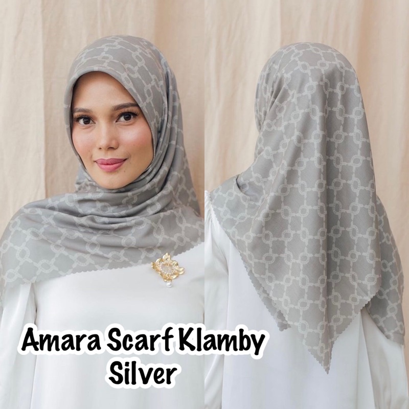 (NEW) Amara Scarf Wearing klamby - Silver