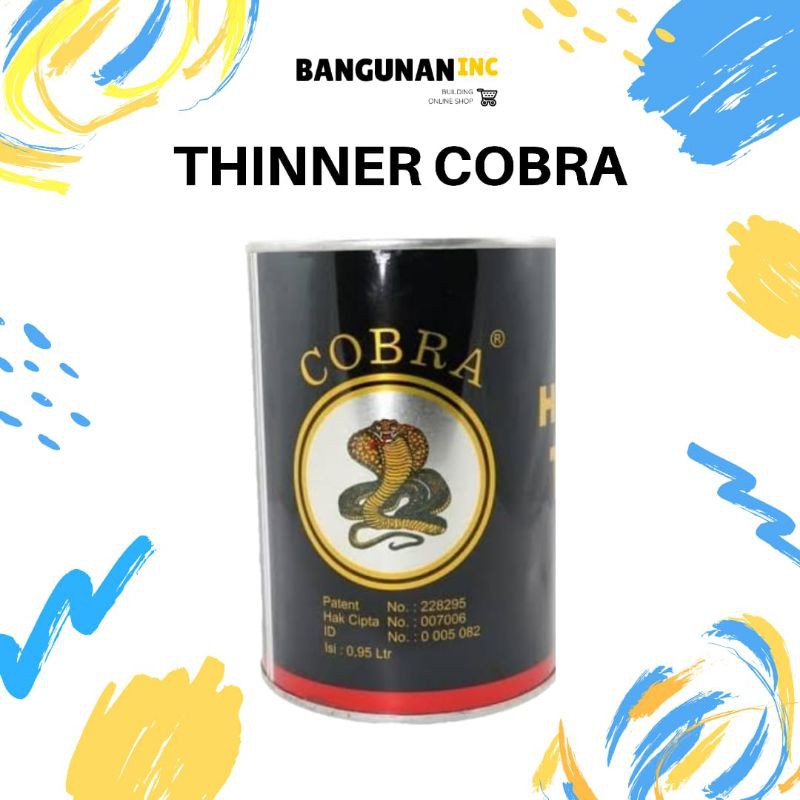 

THINNER COBRA 1 LITER THINER PENGENCER CAT MINYAK