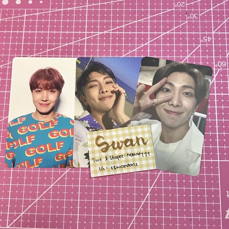 Photocard MOTS Journey Regular Selca RM PC Butter Peach Namjoon Jhope Her V