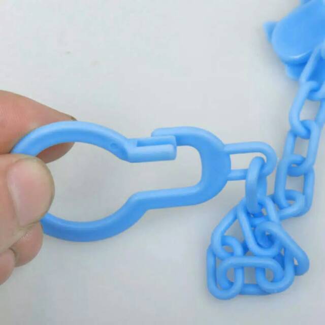 LZ.N19 Ready Surabaya. Tali rantai empeng plastik murah, clip pacifier