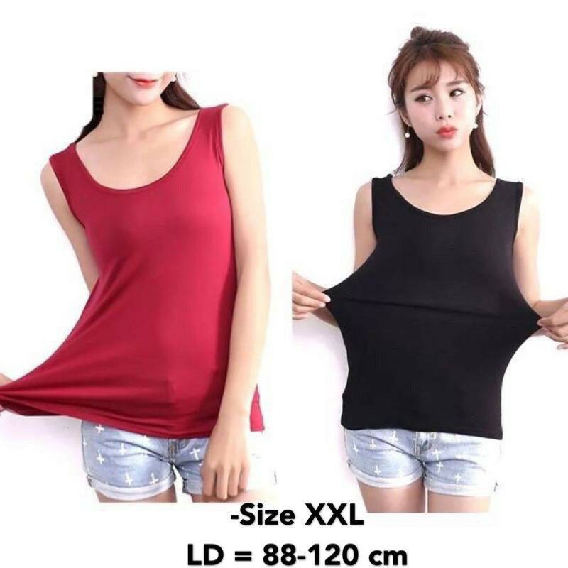 Kaos Kutang Perempuan Dewasa Polos/Singlet,Tangtop Wanita Dewasa Bahan Katun Lembut