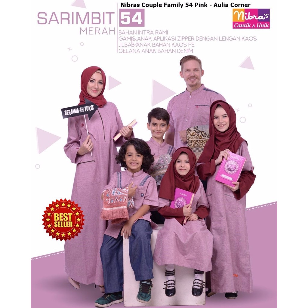 Baju Muslim Sarimbit Nibras