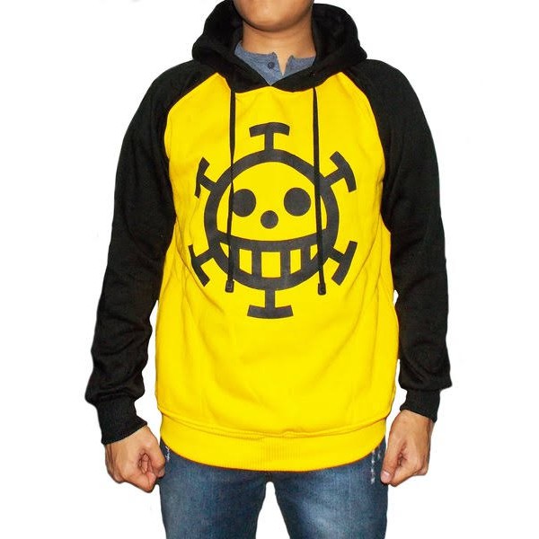 Jaket Sweater Hoodie Anime One Piece Trafalgar Law Terbaru