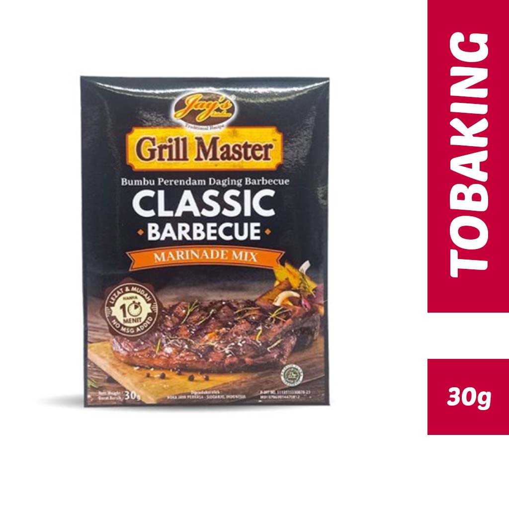 

Jays Grill Master Classic BBQ Jay's Marinande Mix 30 Gram