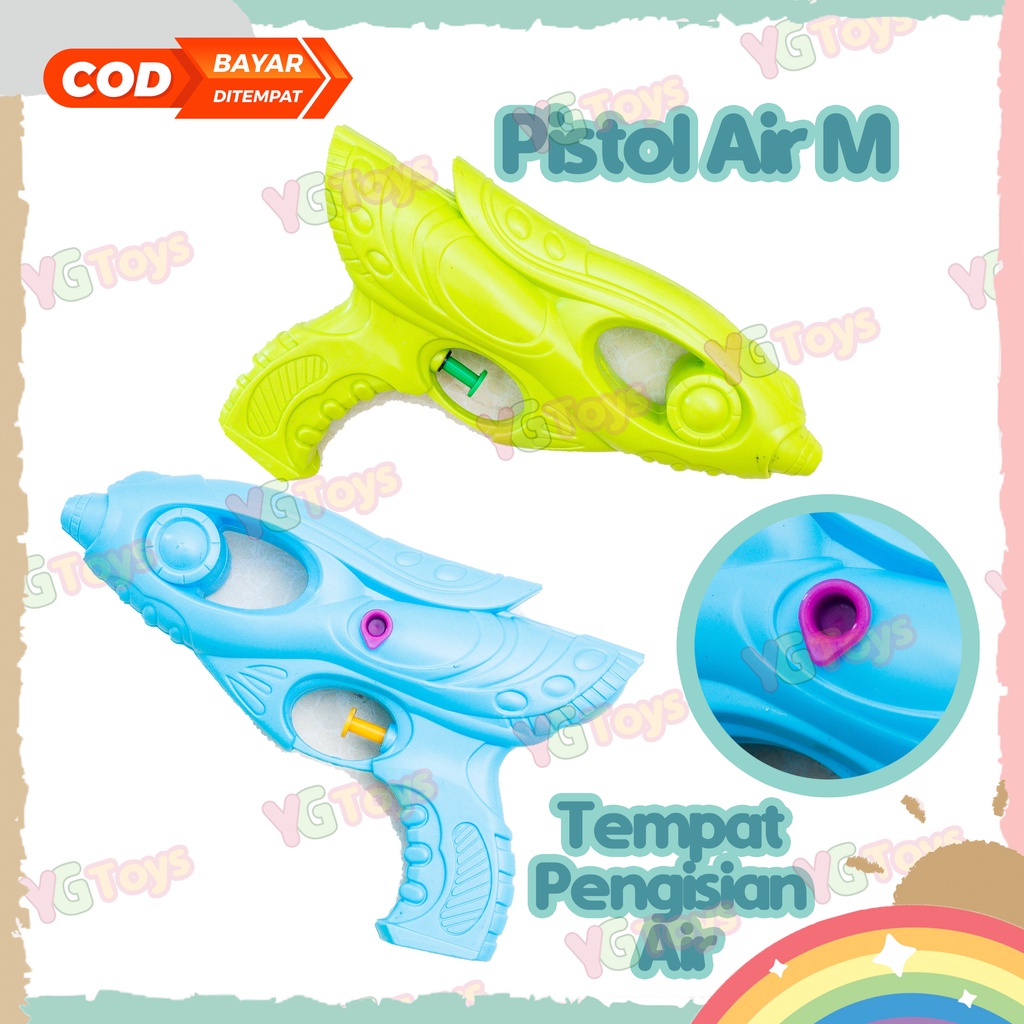 YGtoys Pistol Air Mainan Anak Water Gun Tembak Tembakan Watergun Seru