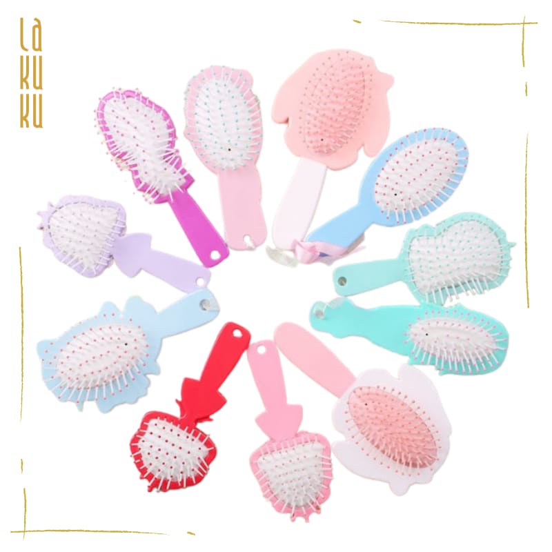 Lakuku - Sisir Rambut Premium Anak Hair Comb Kids 3D princess putri