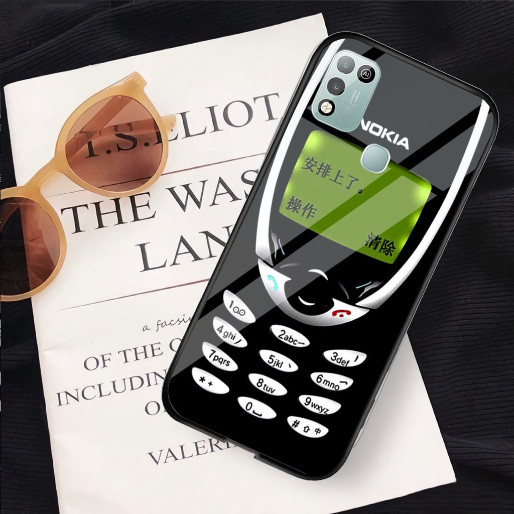 (GC 22) Softcase Kaca Infinix Hot 10 Play 11 Play - Kesing Kaca Infinix Hot 10 Play 11 Play - Case C