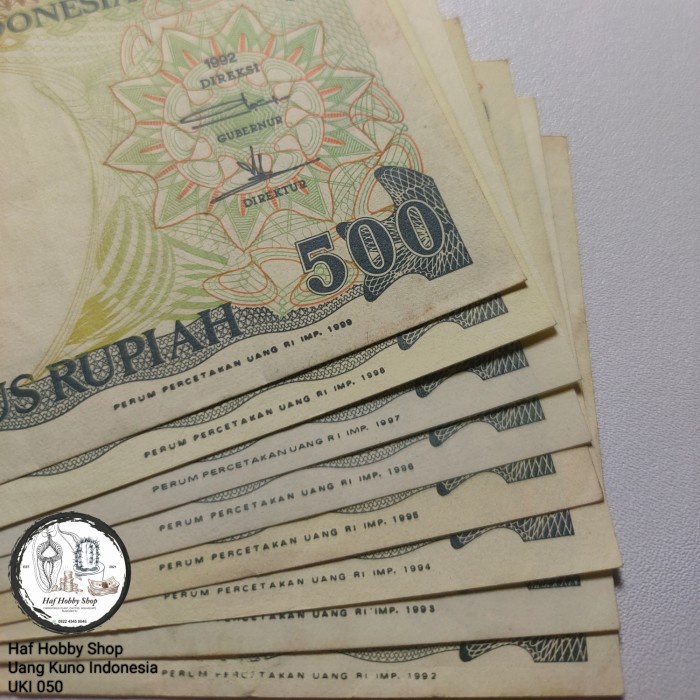 Uang Kuno Set Emisi Tahun Cetak 500 Rupiah Orang Utan