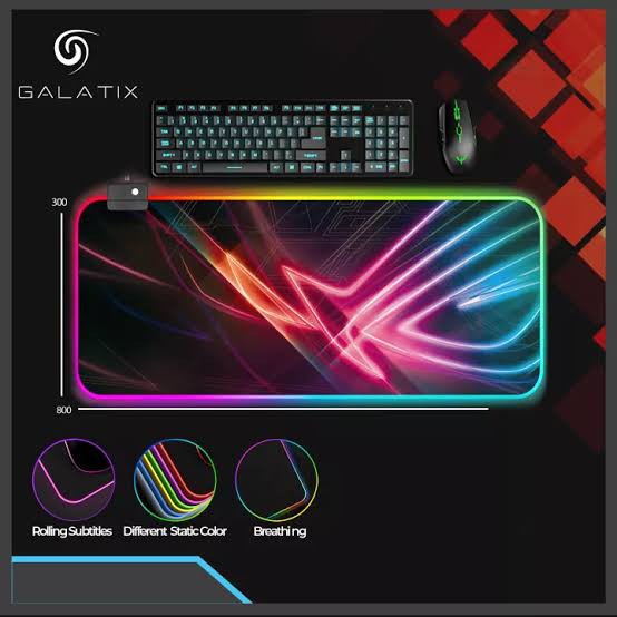 LED Light Gaming Mouse Pad RGB Large Computer Mousepad Gamer Mairuige Gaming Mouse Pad Illuminated LED RGB 800x300mm