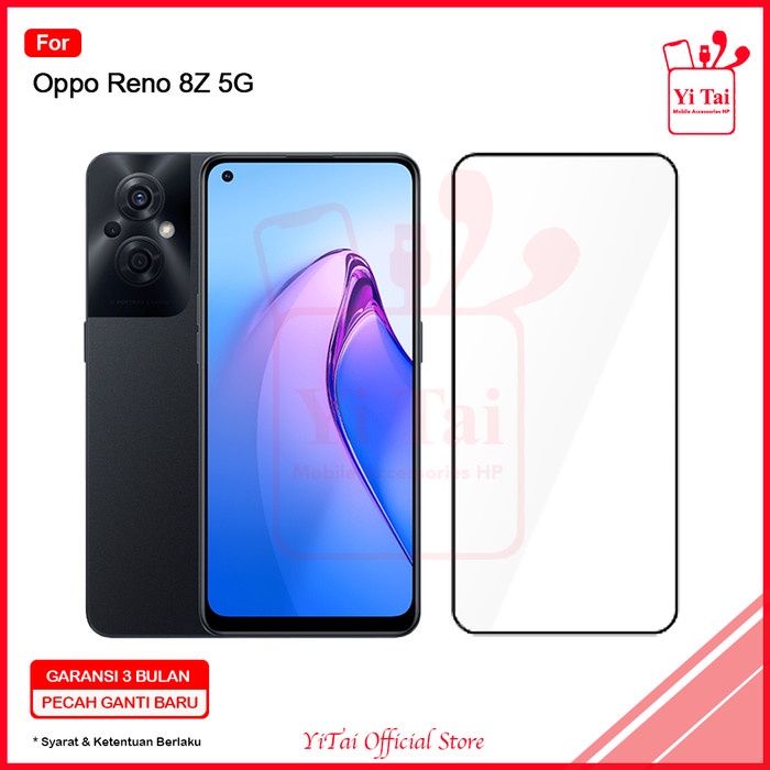 YI TAI - Tempered Glass Full Lem Oppo Reno 8Z