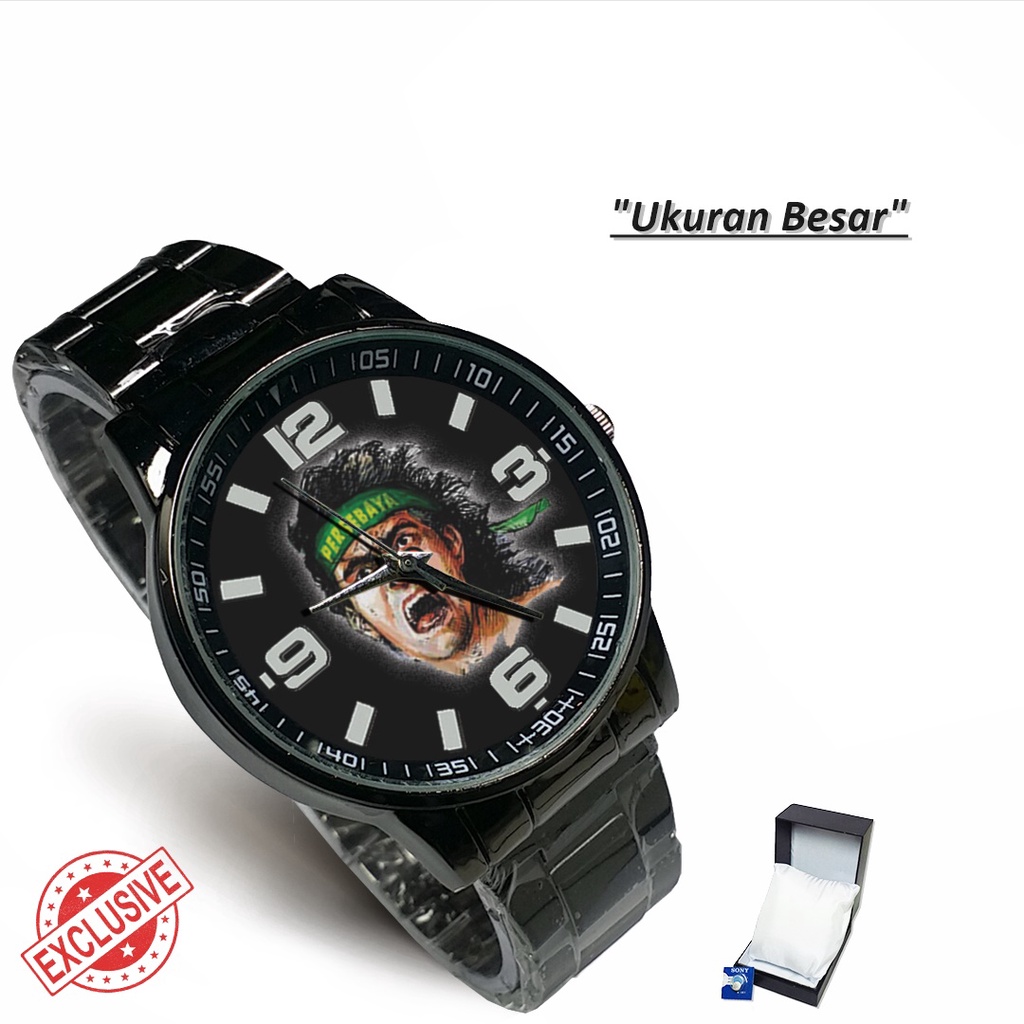 Jam Tangan Rantai Couple PERSEBAYA BONEK - 1 (Keren)