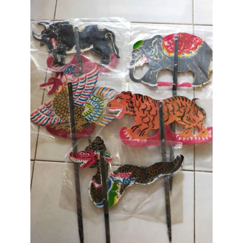 WAYANG MINI 30CM KARAKTER HEWAN