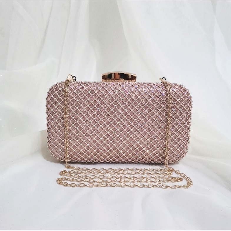 TASHAPPY GT1949 Tas Wanita CLUTCH Pesta Kekinian Ada Tali Rantai Import model korea supplier tas import