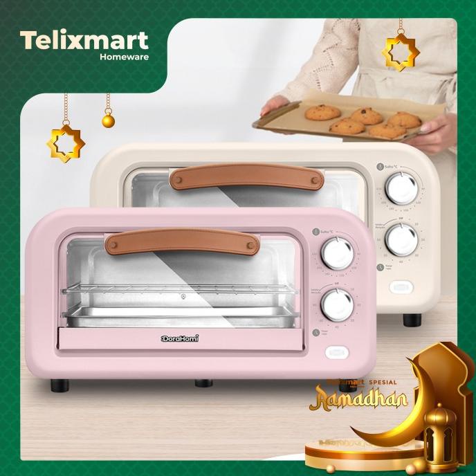 DORAHOMI Oven Listrik Low Watt Electric Open Kue alat panggang 12Liter Termurah