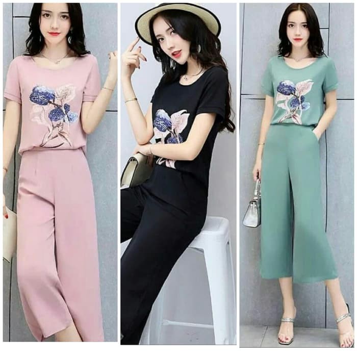 Z47O3 Shiva Af/ Setelan Import Feminim Knit Rajut Import / Stelan Bangkok Bkk / Set Wanita / Stel