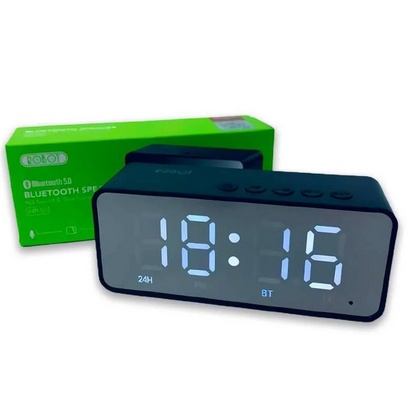 Speaker Robot RB150 LED Alarm Clock Bluetooth 5.0