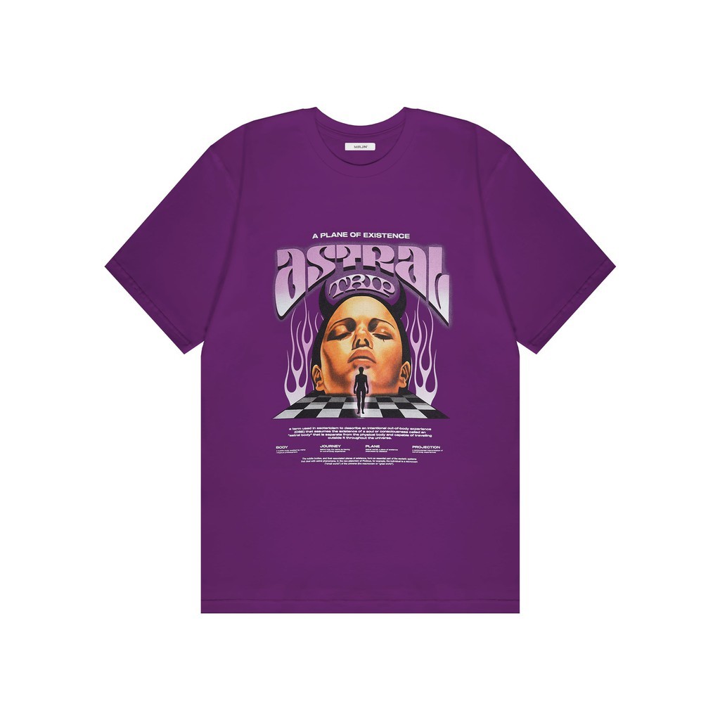 KAOS/TSHIRT PRIA WANITA PURPLE DEVIL MRJN - ASTRAL TS (TREASURE HYUNSUK)