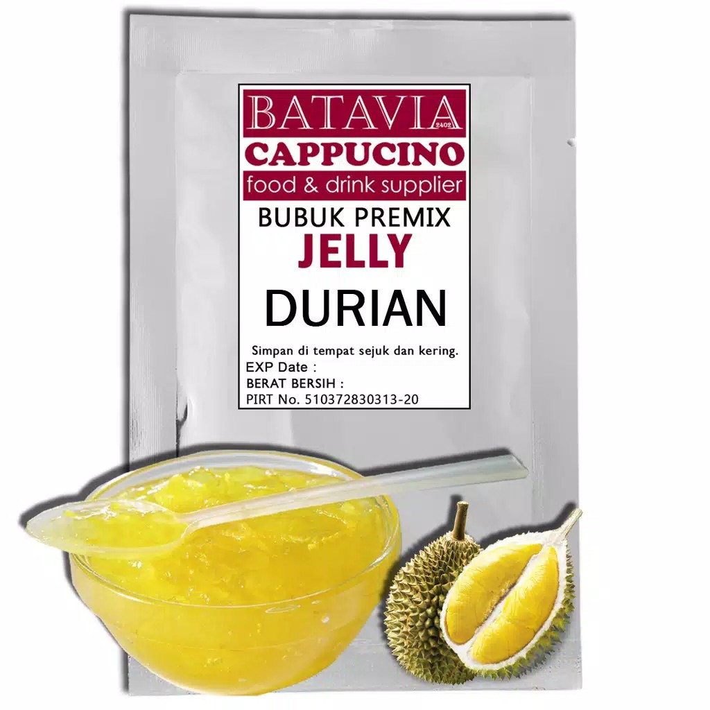 

Bubuk Jelly Instan Batavia Rasa Durian ( Kemasan 1 KG )