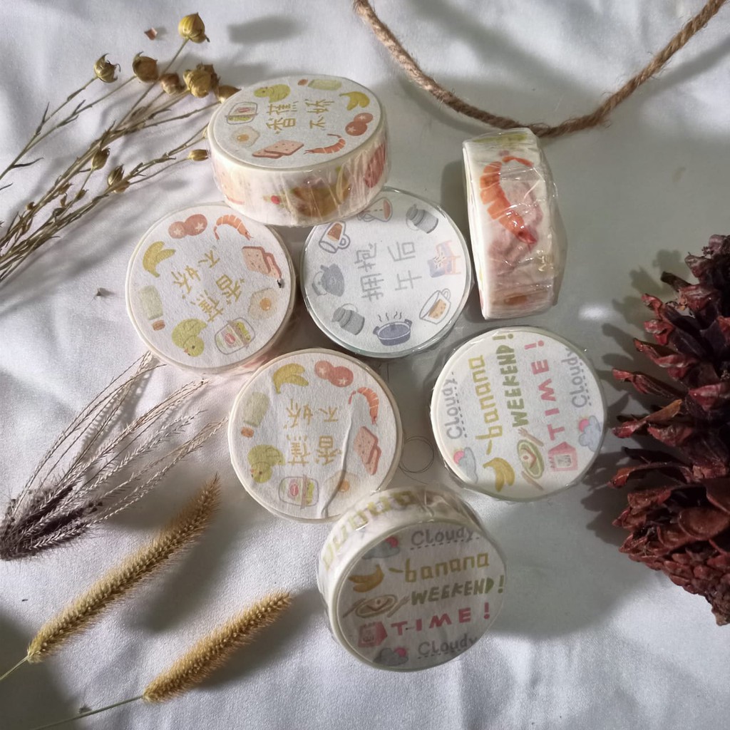 

Washitape food / Washi tape murah / Washi tape / Washitape cute