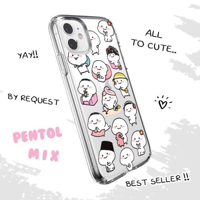 BEST SELLER Casing lucu pentol softcase premium tebal premium custom case unyu cute