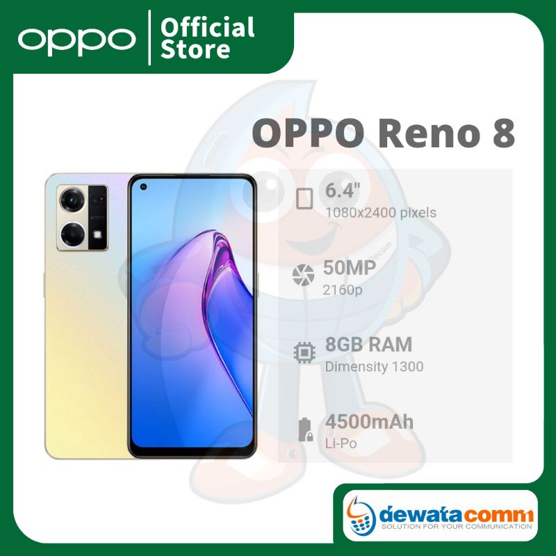 HANDPHONE OPPO RENO 8 4G 8/256GB