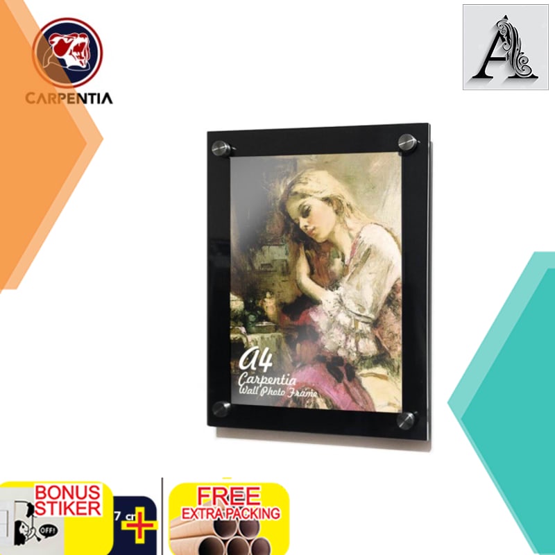 

Promo Acrylic Wall Frame [2 mm] / Bingkai Akrilik Poster Dinding - A4 Hitam