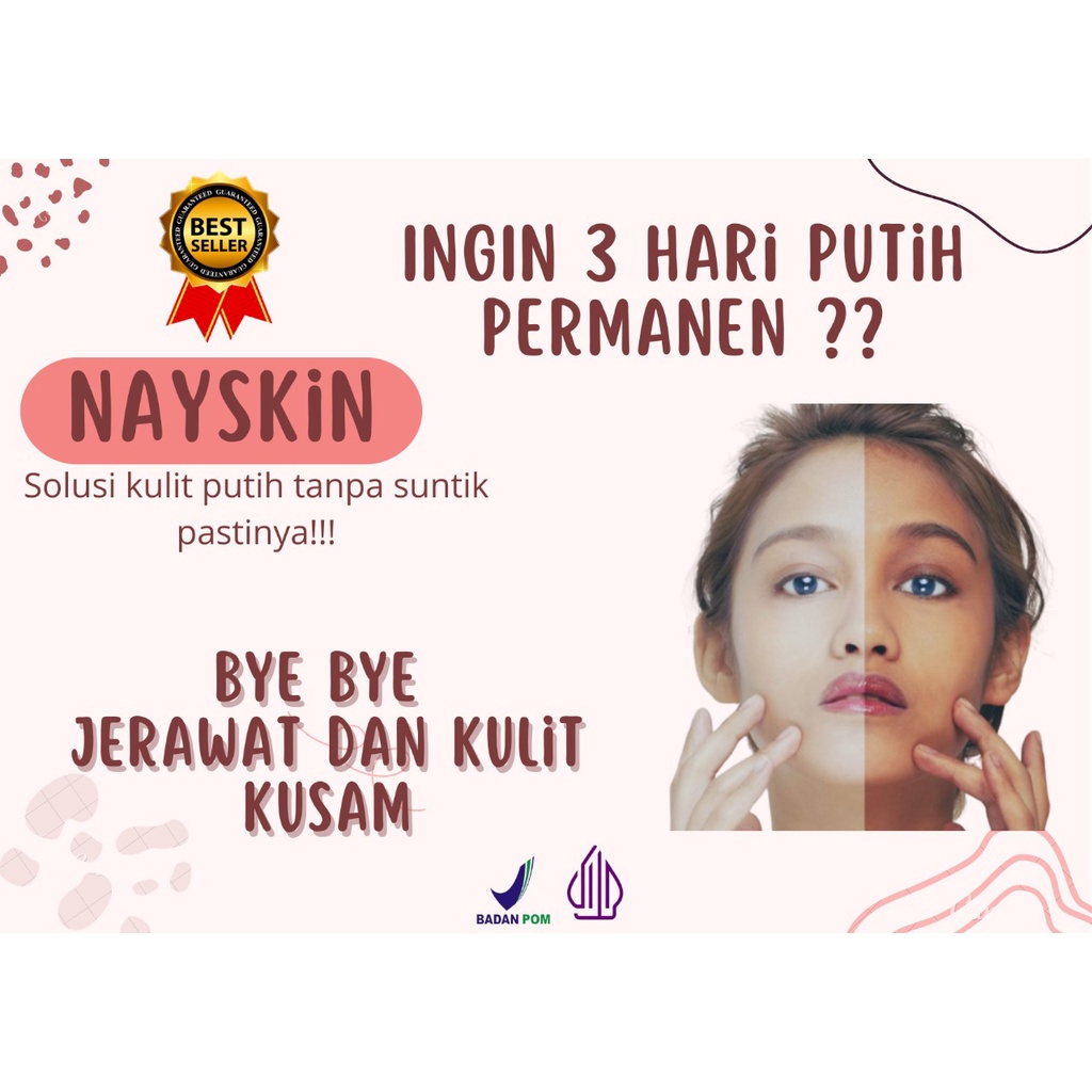 (isi 3) Obat Pemutih Badan Permanen 3 Hari Pil Pemutih Badan Bpom Paket Pemutih Badan Obat Herbal Pu