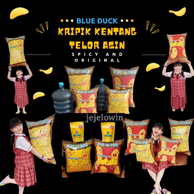 

Kripik Kentang Telor Asin Blue Duck