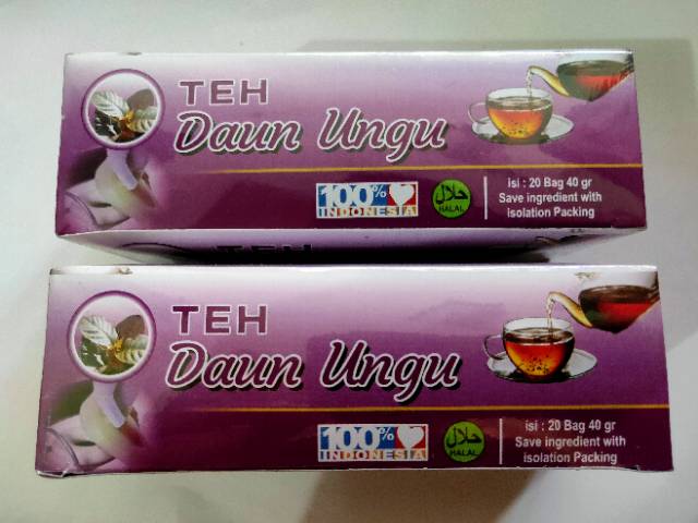 GROSIR Teh celup daun ungu, meringankan gejala wasir