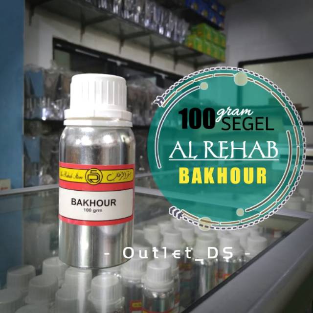 Bibit Parfum Minyak Wangi SEGEL 100ml Al Rehab Aroma Bakhour